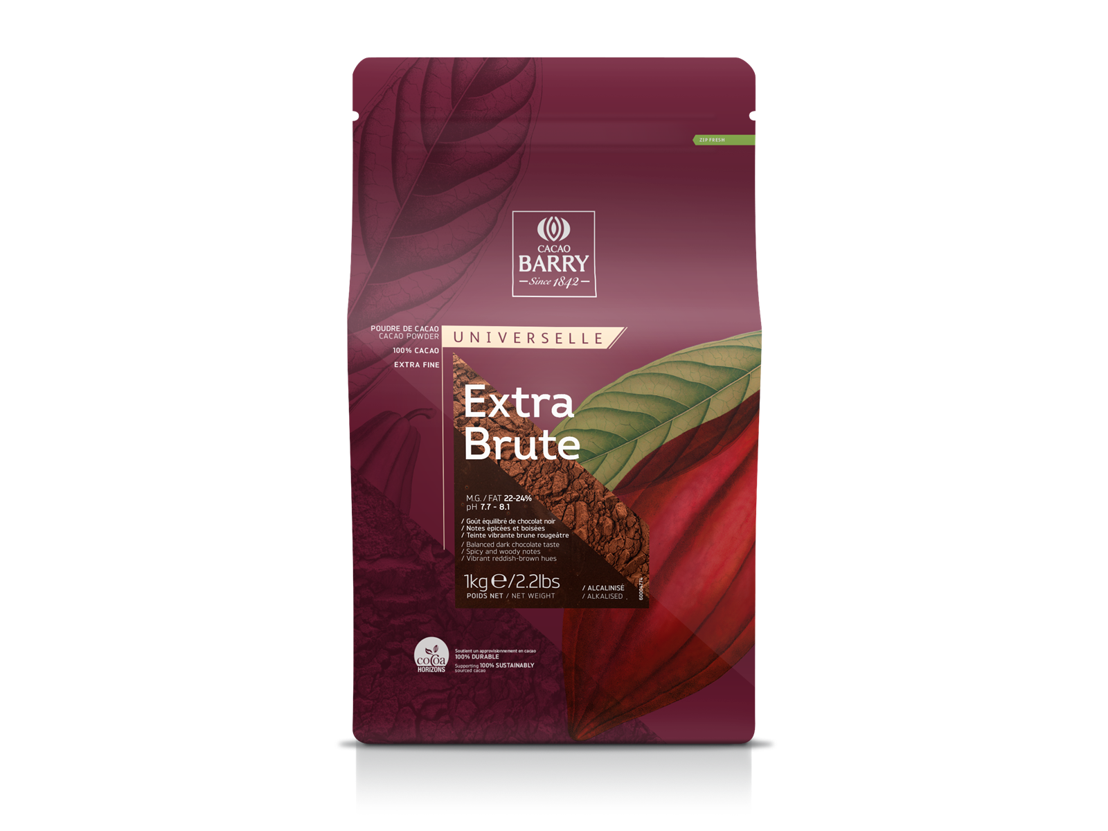 Cacao Barry kakao u prahu Extra Brut 1kg - Ribili